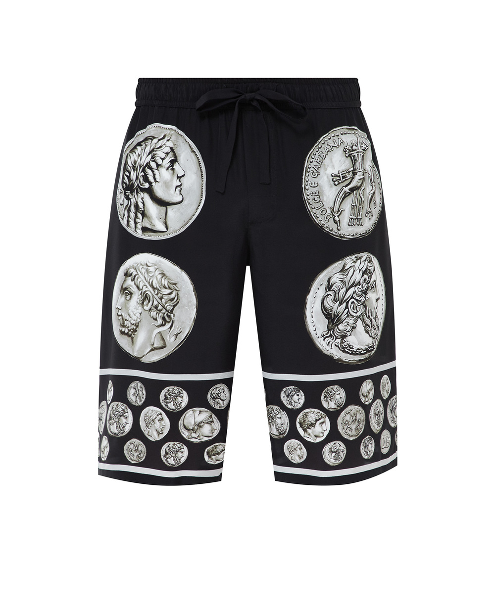 Шовкові шорти (костюм) Dolce&Gabbana GV37AT-HI1LJ, чорний колір • Купити в інтернет-магазині Kameron