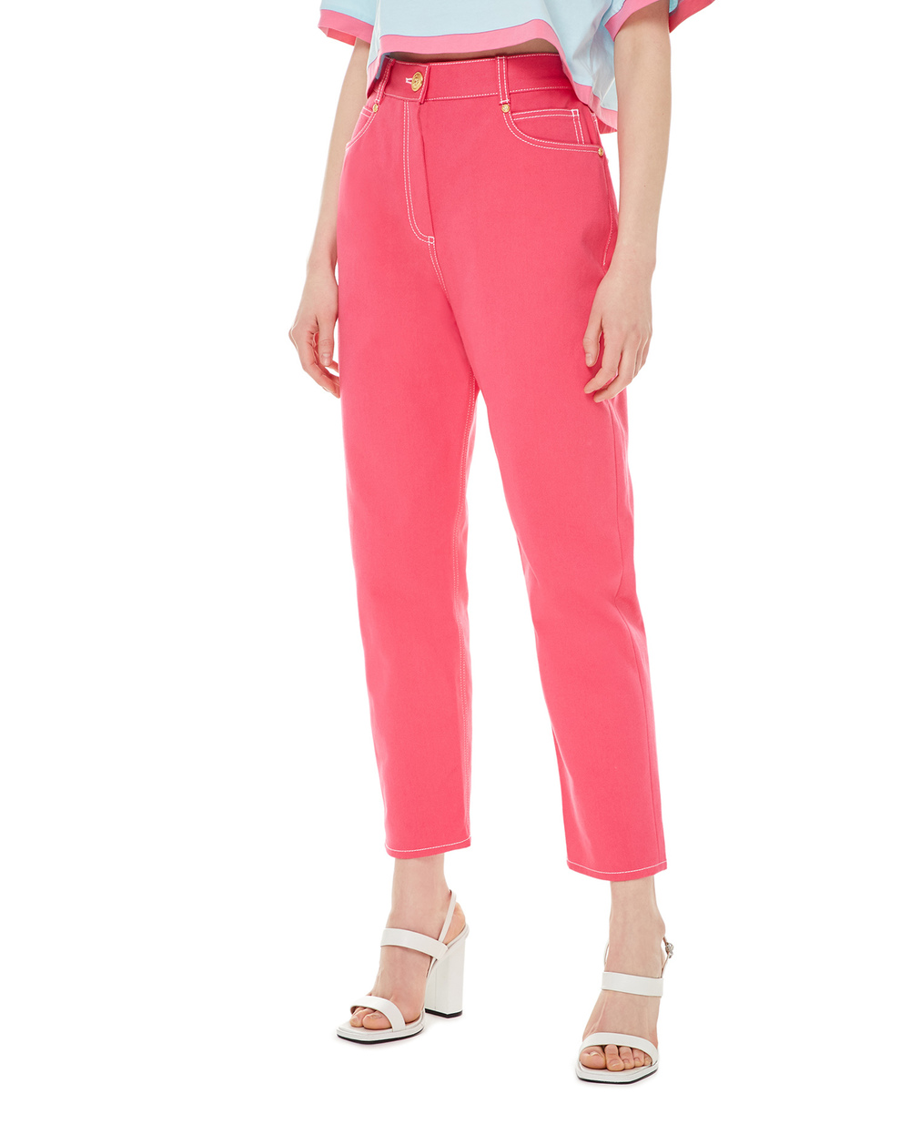 Джинси Balmain XF2MK000DB44, рожевий колір • Купити в інтернет-магазині Kameron