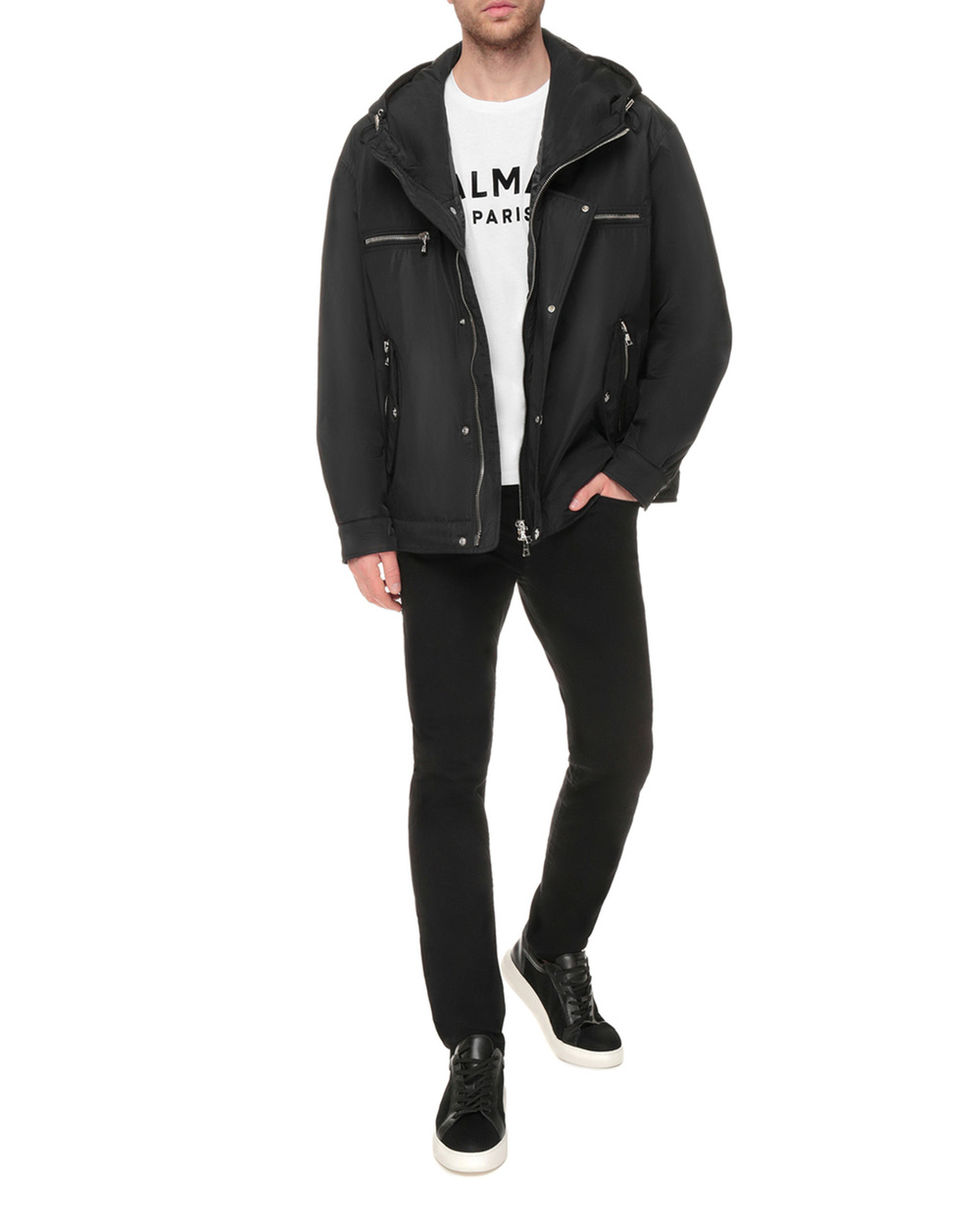 Куртка Balmain UH08226Z193, чорний колір • Купити в інтернет-магазині Kameron