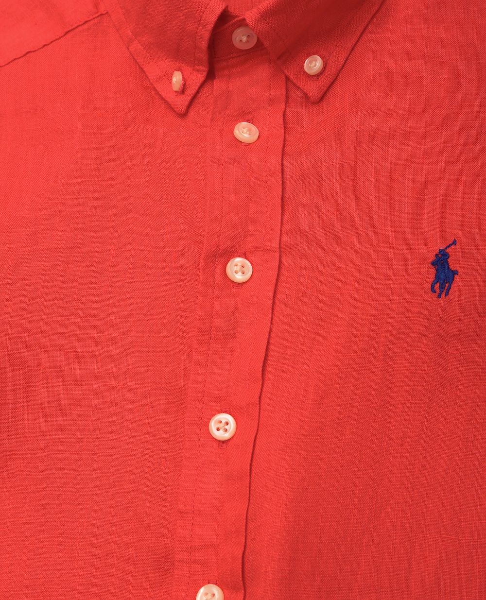 Детская льняная рубашка Polo Ralph Lauren Kids 323865270001, коралловый цвет • Купить в интернет-магазине Kameron