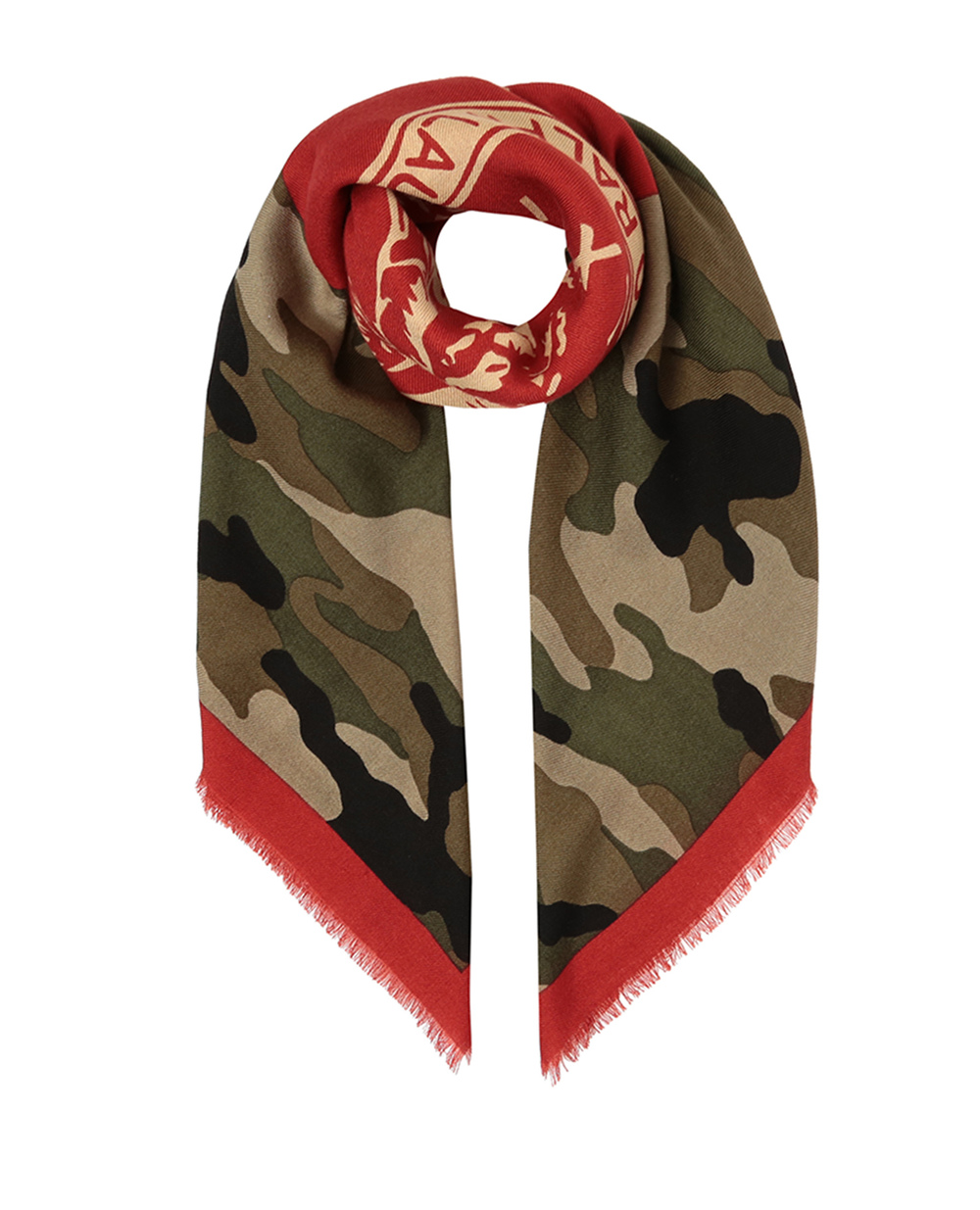 Шерстяной шарф Polo Ralph Lauren 455794487001, зеленый цвет • Купить в интернет-магазине Kameron