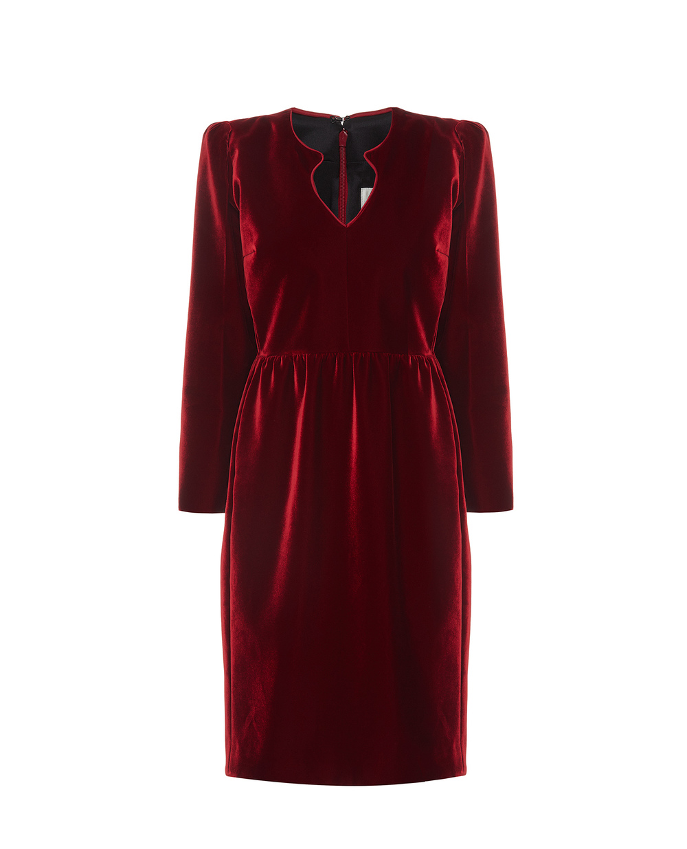 Платье Saint Laurent 633528-Y525R, бордовый цвет • Купить в интернет-магазине Kameron