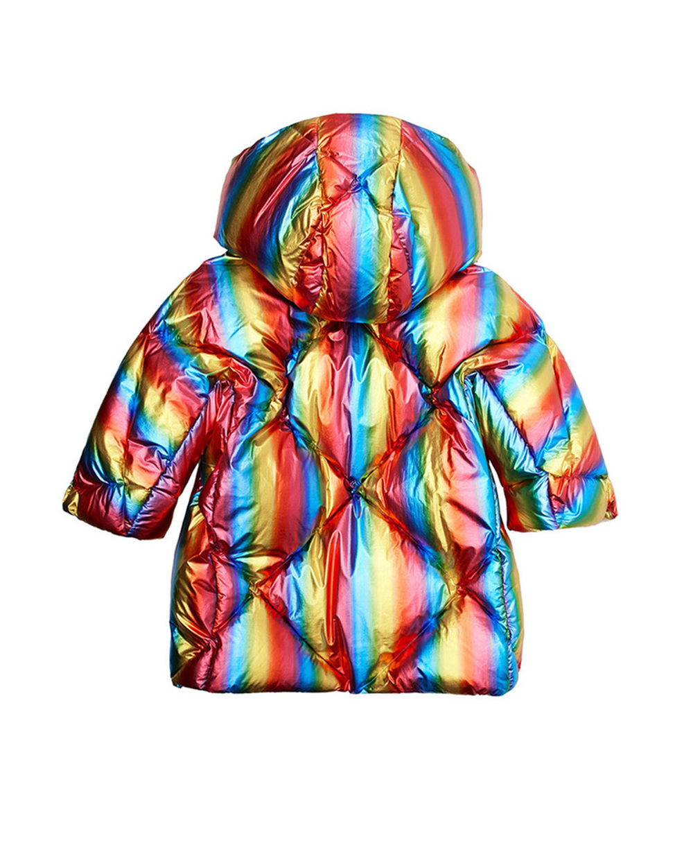 Детский пуховик Dolce&Gabbana Kids L5JBJ5-FUSO9-S, разноцветный цвет • Купить в интернет-магазине Kameron