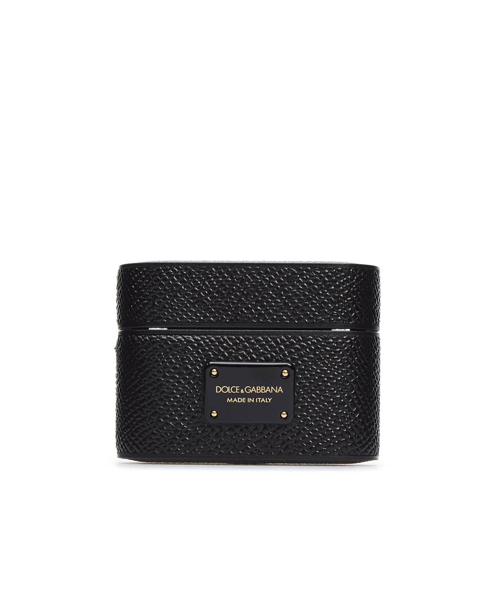Кожаный чехол для наушников AirPods Pro Dolce&Gabbana BP2816-AW394, черный цвет • Купить в интернет-магазине Kameron