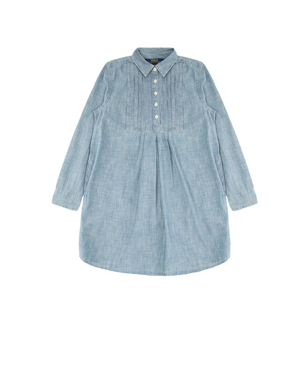 Детское платье Polo Ralph Lauren Kids 313711871001, голубой цвет • Купить в интернет-магазине Kameron