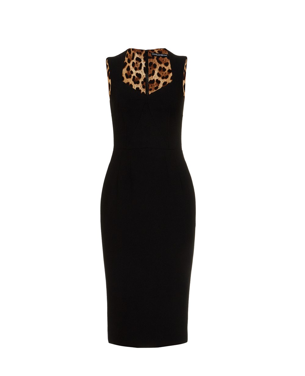 Шерстяное платье Dolce&Gabbana F6J4YT-FUBD2, черный цвет • Купить в интернет-магазине Kameron