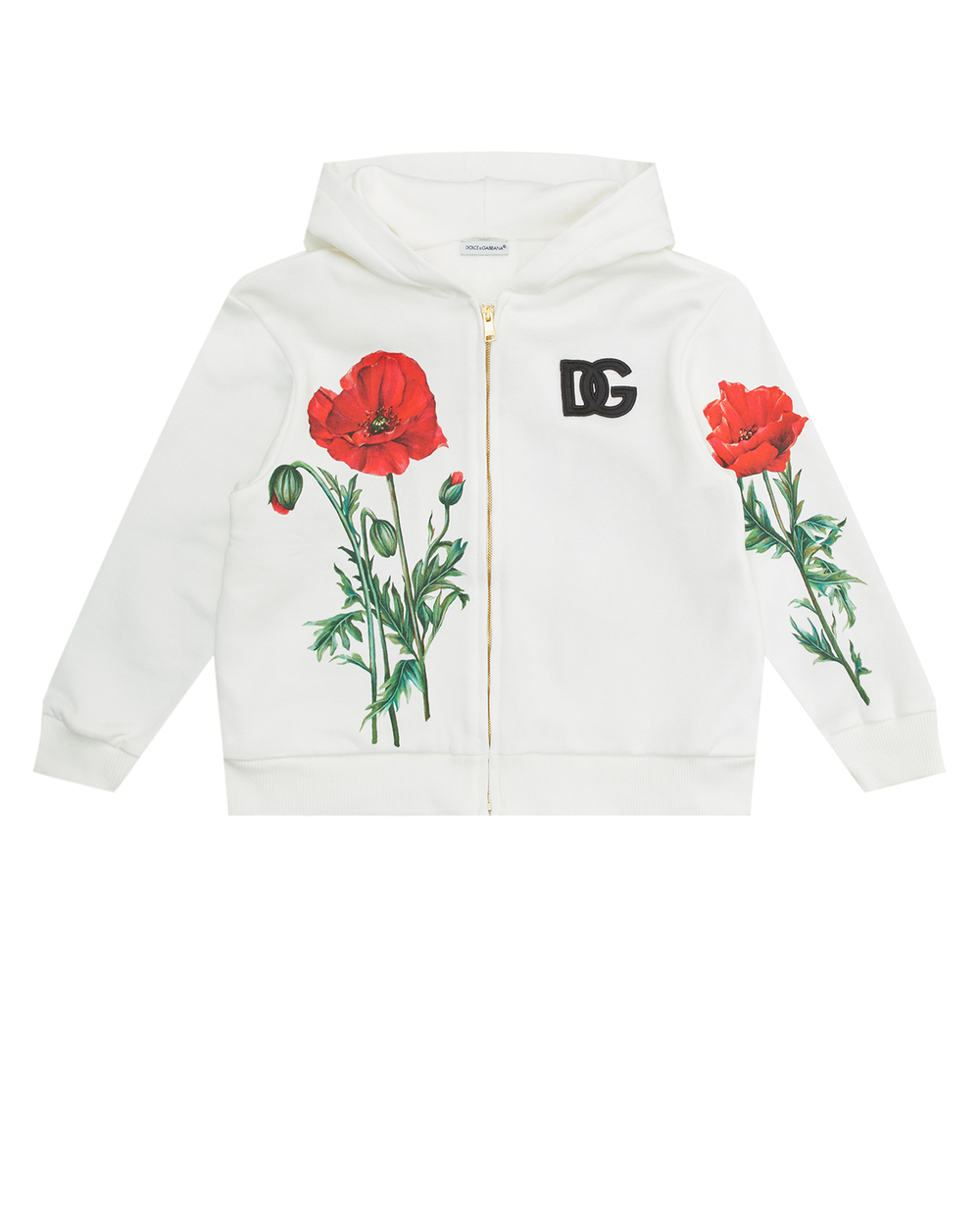 Детский худи (костюм) Dolce&Gabbana Kids L5JW8B-G7G9Q-S, белый цвет • Купить в интернет-магазине Kameron