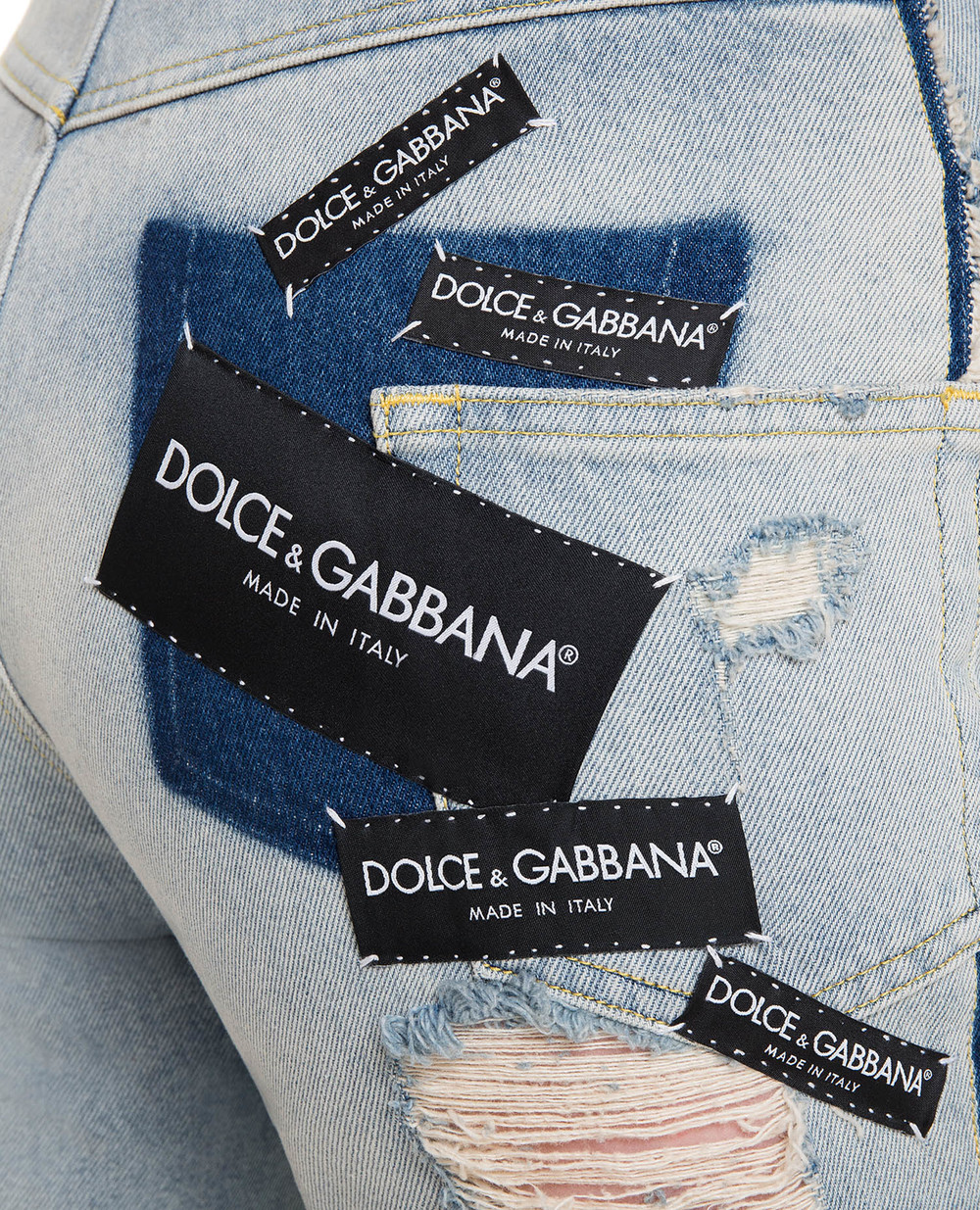 Джинсы Dolce&Gabbana FTA0SD-G8U99, голубой цвет • Купить в интернет-магазине Kameron