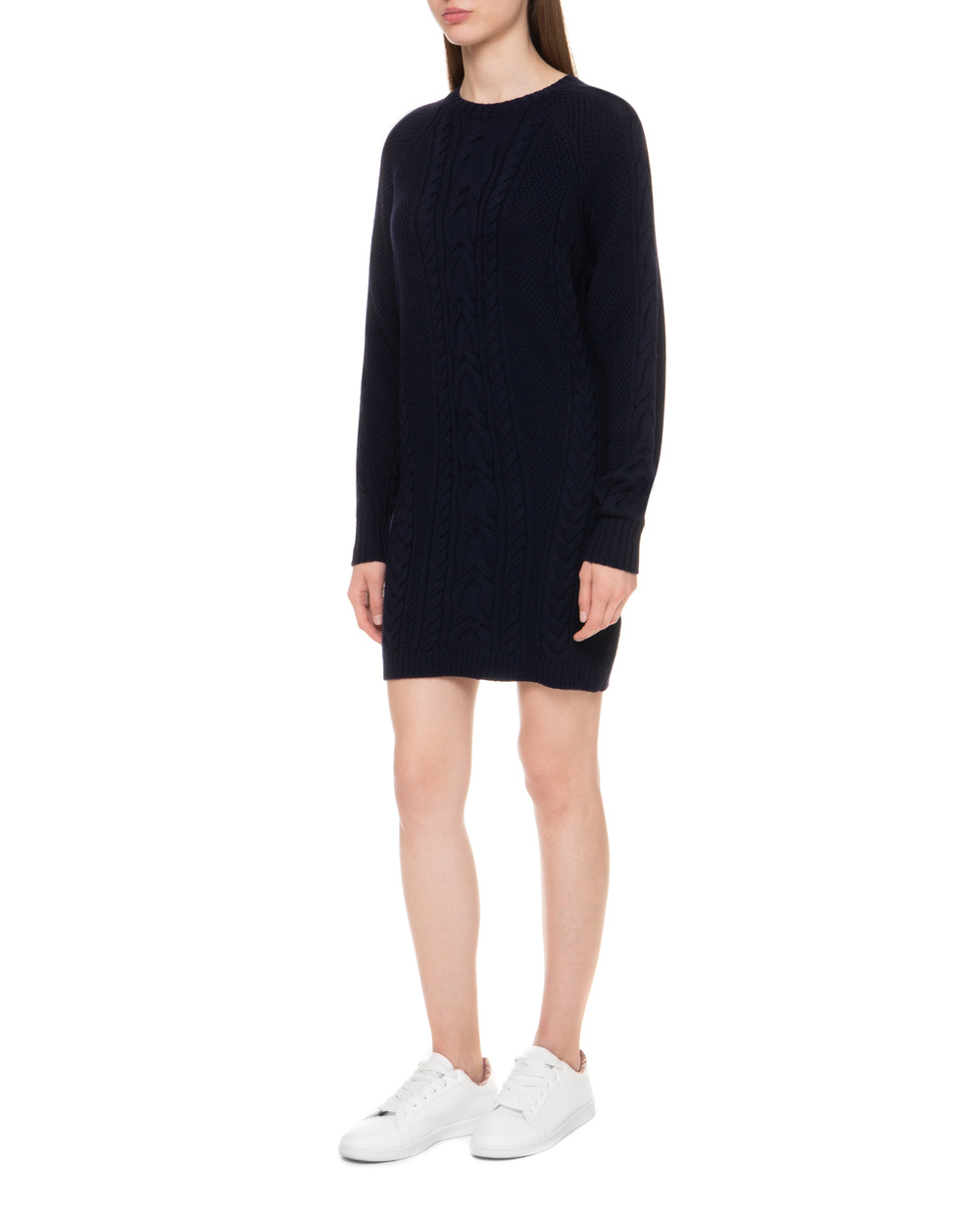 Шерстяное платье Polo Ralph Lauren 211718145001, черный цвет • Купить в интернет-магазине Kameron