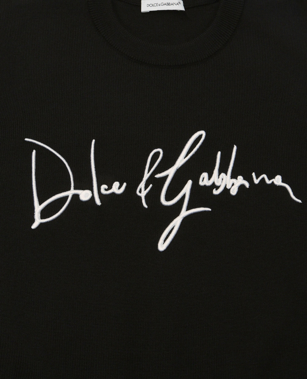 Вовняний джемпер Dolce&Gabbana Kids L4KW69-JBVH4-B, чорний колір • Купити в інтернет-магазині Kameron