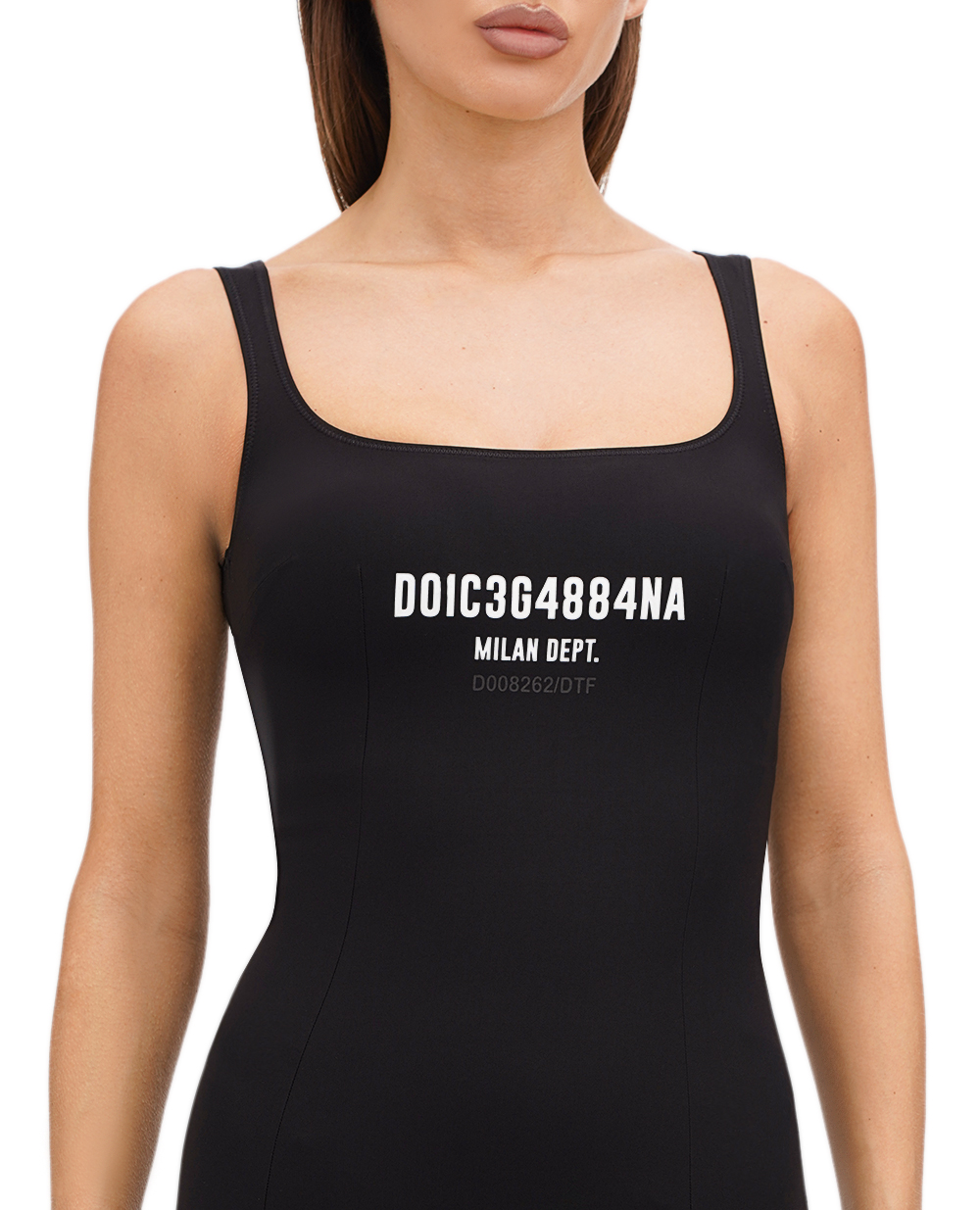 Платье DGVIB3 Dolce&Gabbana F6DLRT-G7L2M, черный цвет • Купить в интернет-магазине Kameron