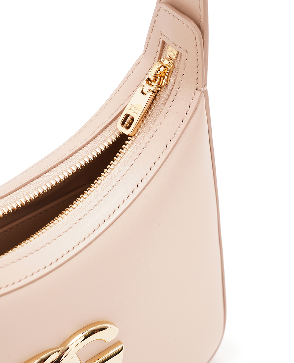 Кожаная сумка 3.5 Shoulder Dolce&Gabbana BB7598-AW576, бежевый цвет • Купить в интернет-магазине Kameron