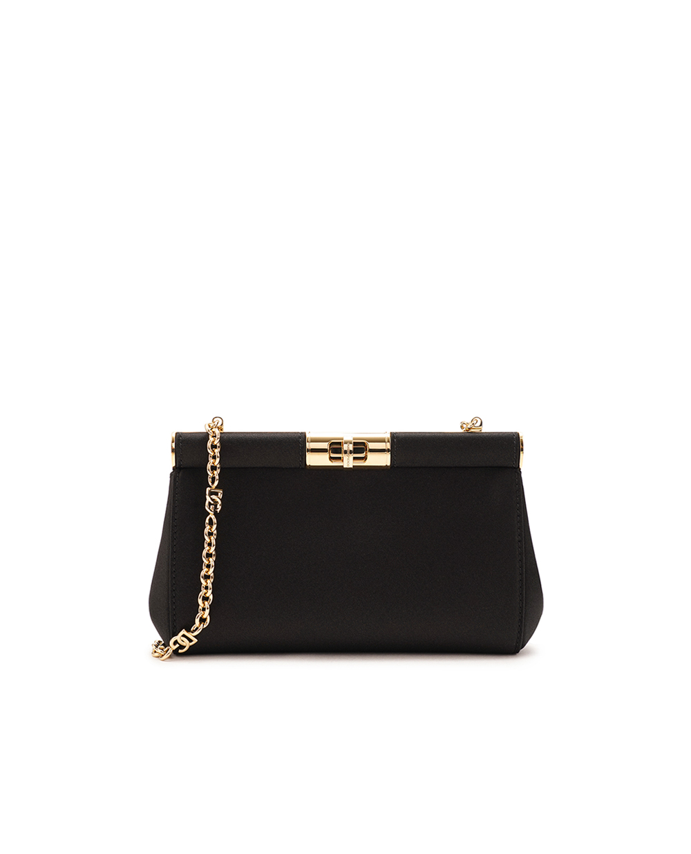 Кожаная сумка Marlene Small Dolce&Gabbana BB7635-A7630, черный цвет • Купить в интернет-магазине Kameron
