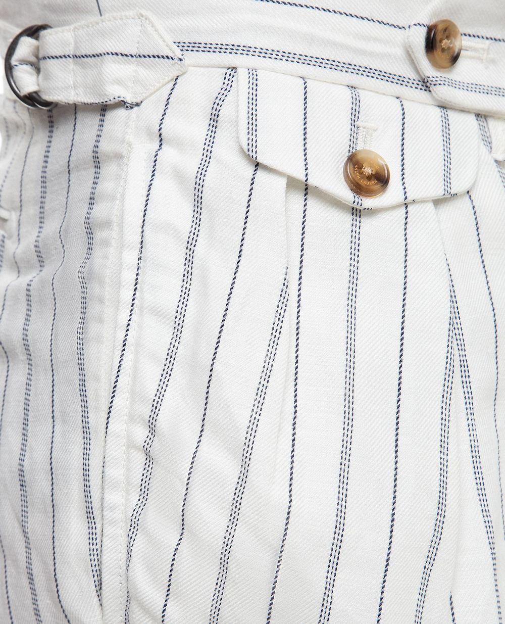 Лляні штани Polo Ralph Lauren 710746010001, білий колір • Купити в інтернет-магазині Kameron