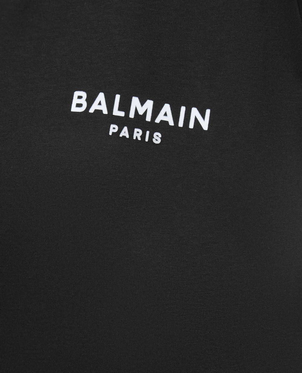Футболка Balmain WF1EE005B013, чорний колір • Купити в інтернет-магазині Kameron