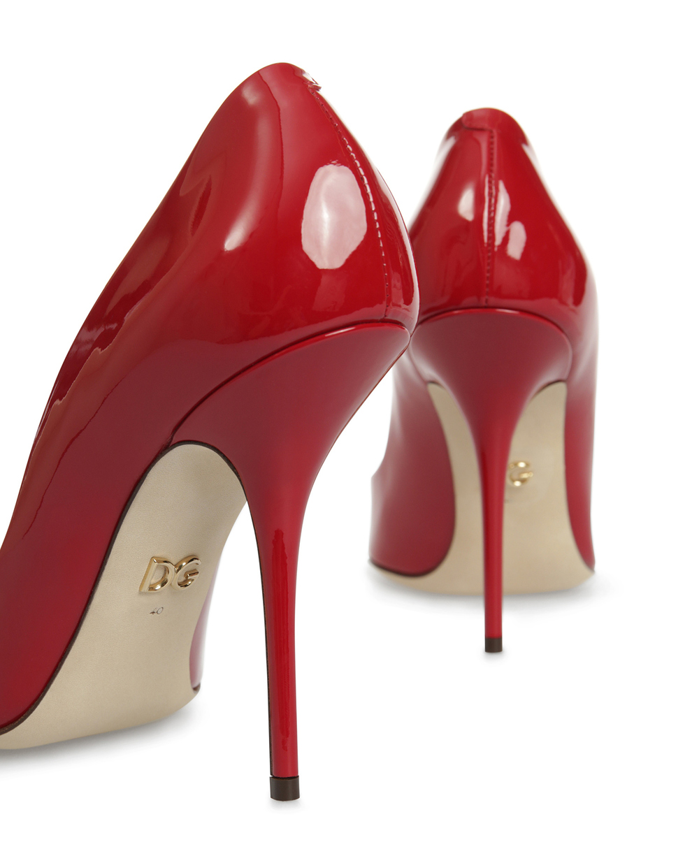 Шкіряні човники Cardinale Dolce&Gabbana CD1475-A1471, красный колір • Купити в інтернет-магазині Kameron