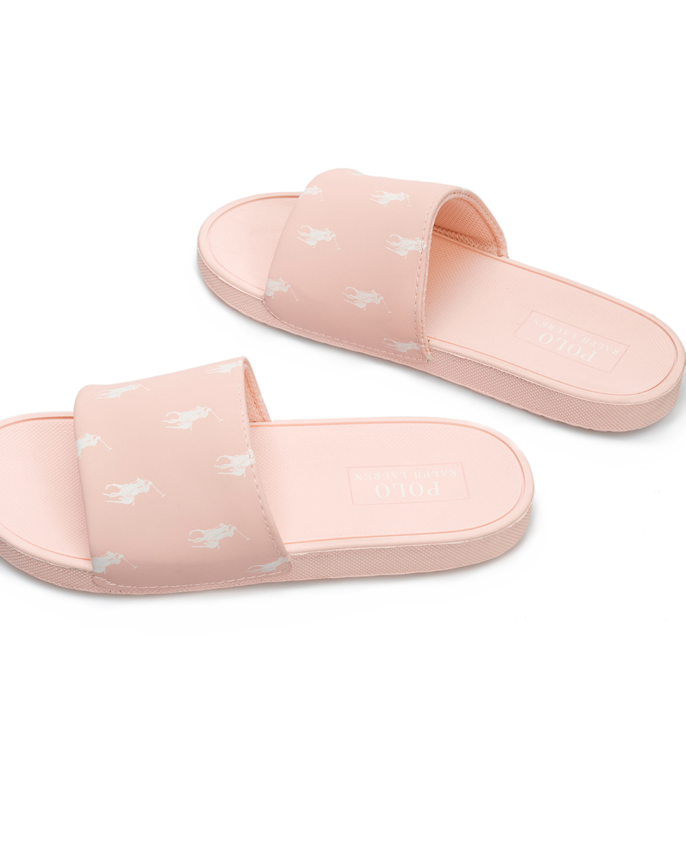 Дитячі слайдери Polo Ralph Lauren Kids RF103033-J, рожевий колір • Купити в інтернет-магазині Kameron