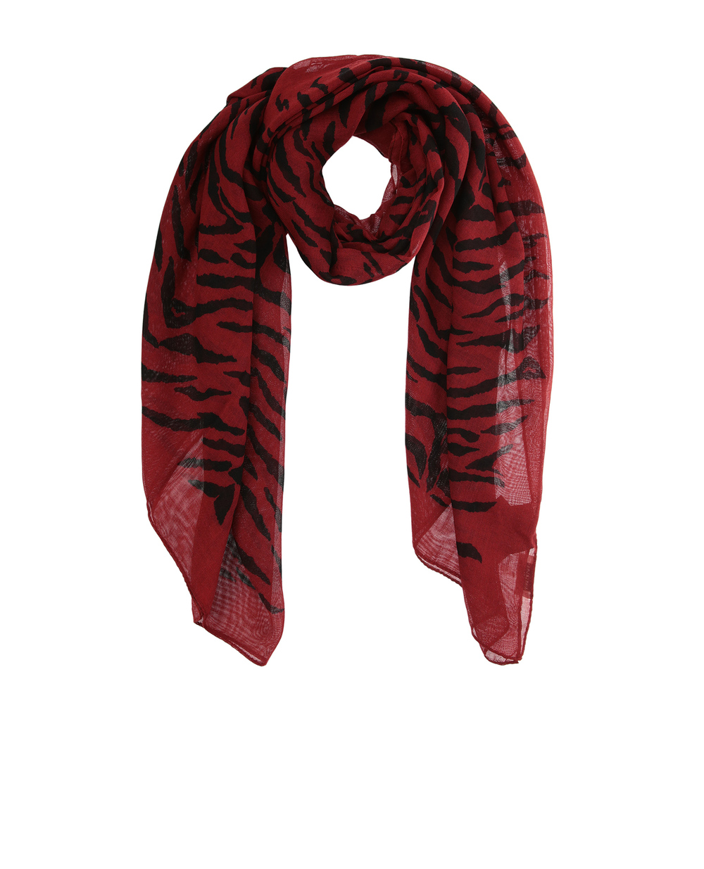 Шарф Saint Laurent 580531-3Y667, бордовий колір • Купити в інтернет-магазині Kameron