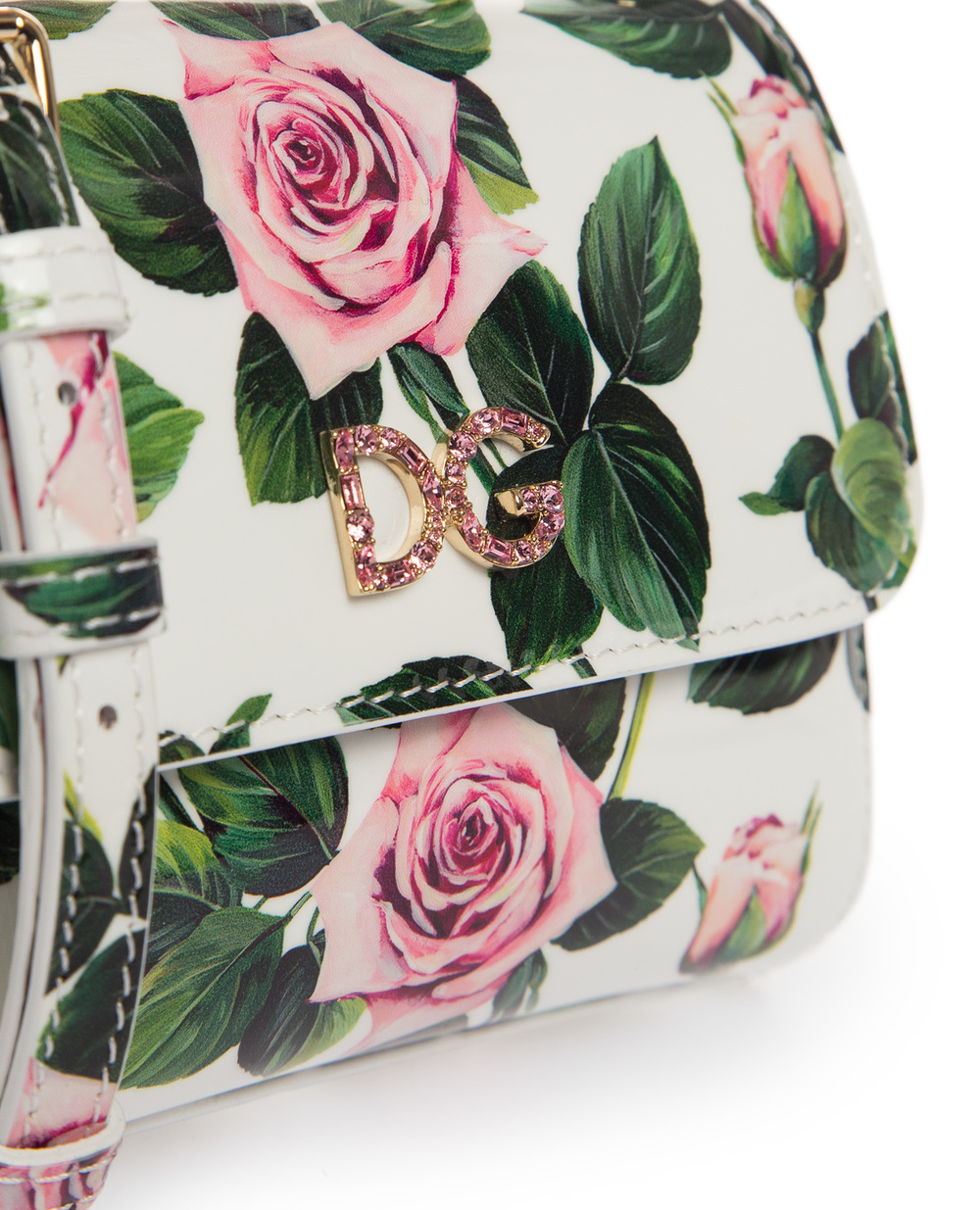 Лакова сумка Dolce&Gabbana EB0103-AK809, білий колір • Купити в інтернет-магазині Kameron