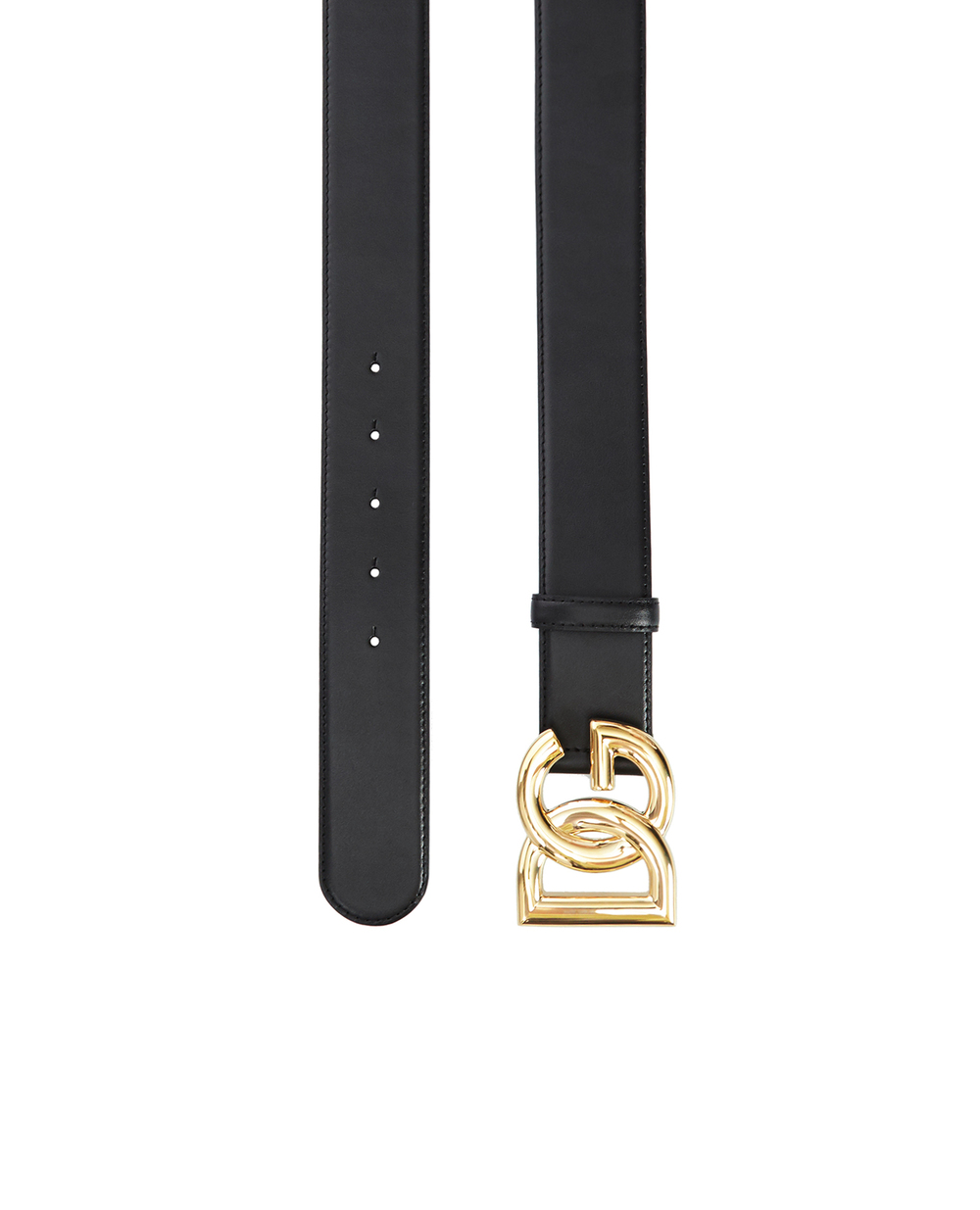 Кожаный ремень Dolce&Gabbana BE1446-AW070, черный цвет • Купить в интернет-магазине Kameron