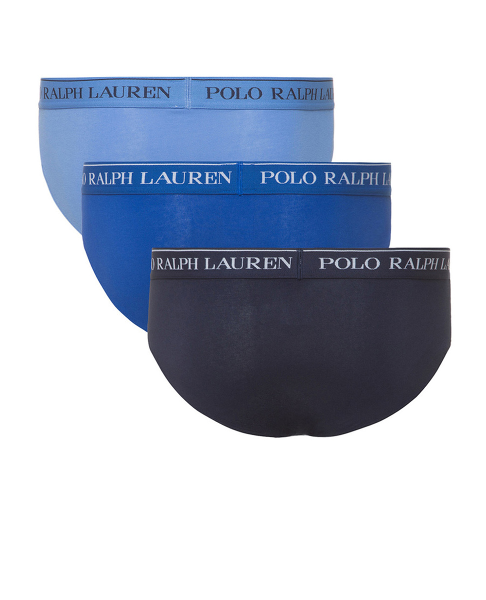 Брифы (3 шт) Polo Ralph Lauren 714513423009FW19, синий цвет • Купить в интернет-магазине Kameron