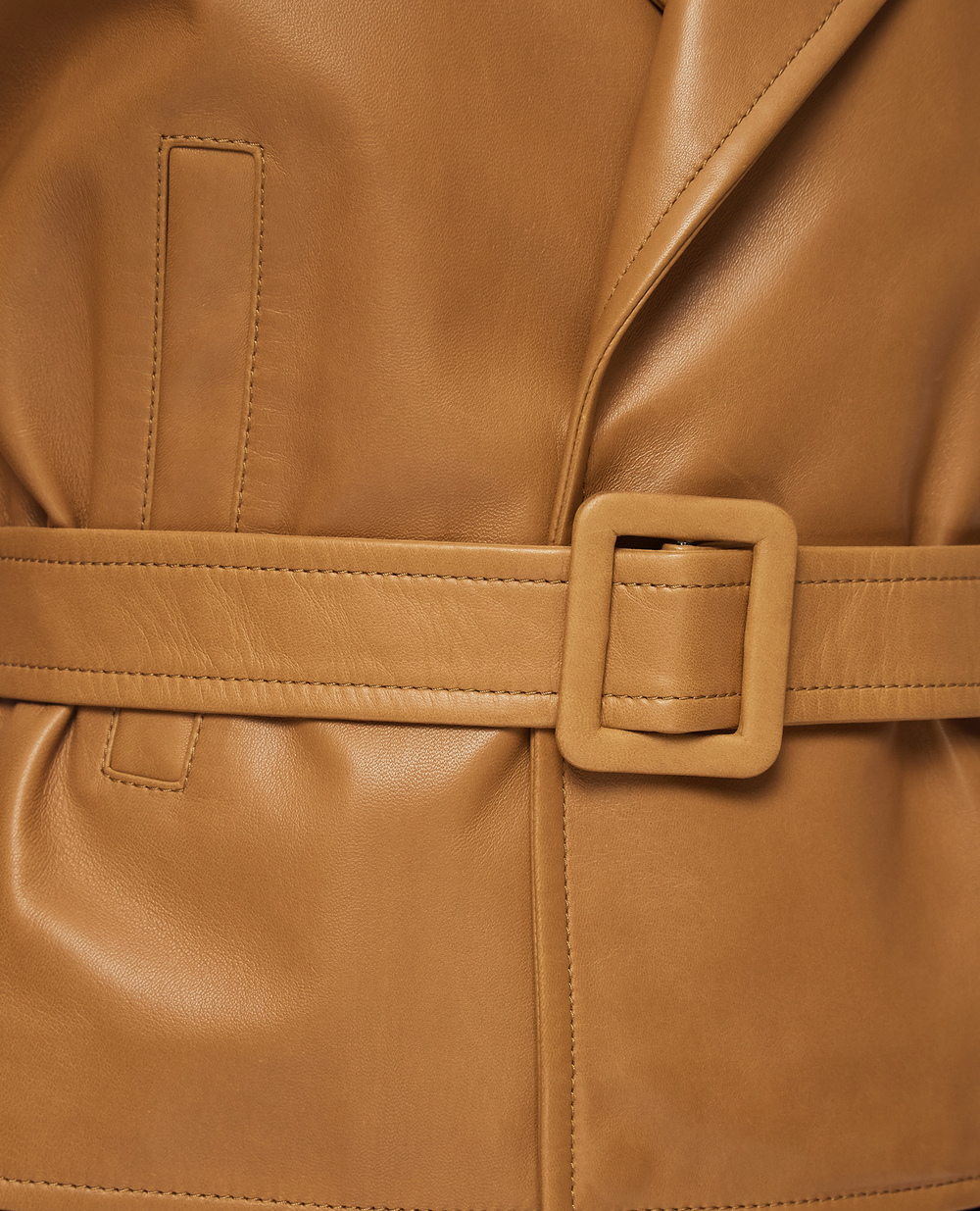Шкіряна куртка Saint Laurent 658269-YCDJ2, коричневий колір • Купити в інтернет-магазині Kameron