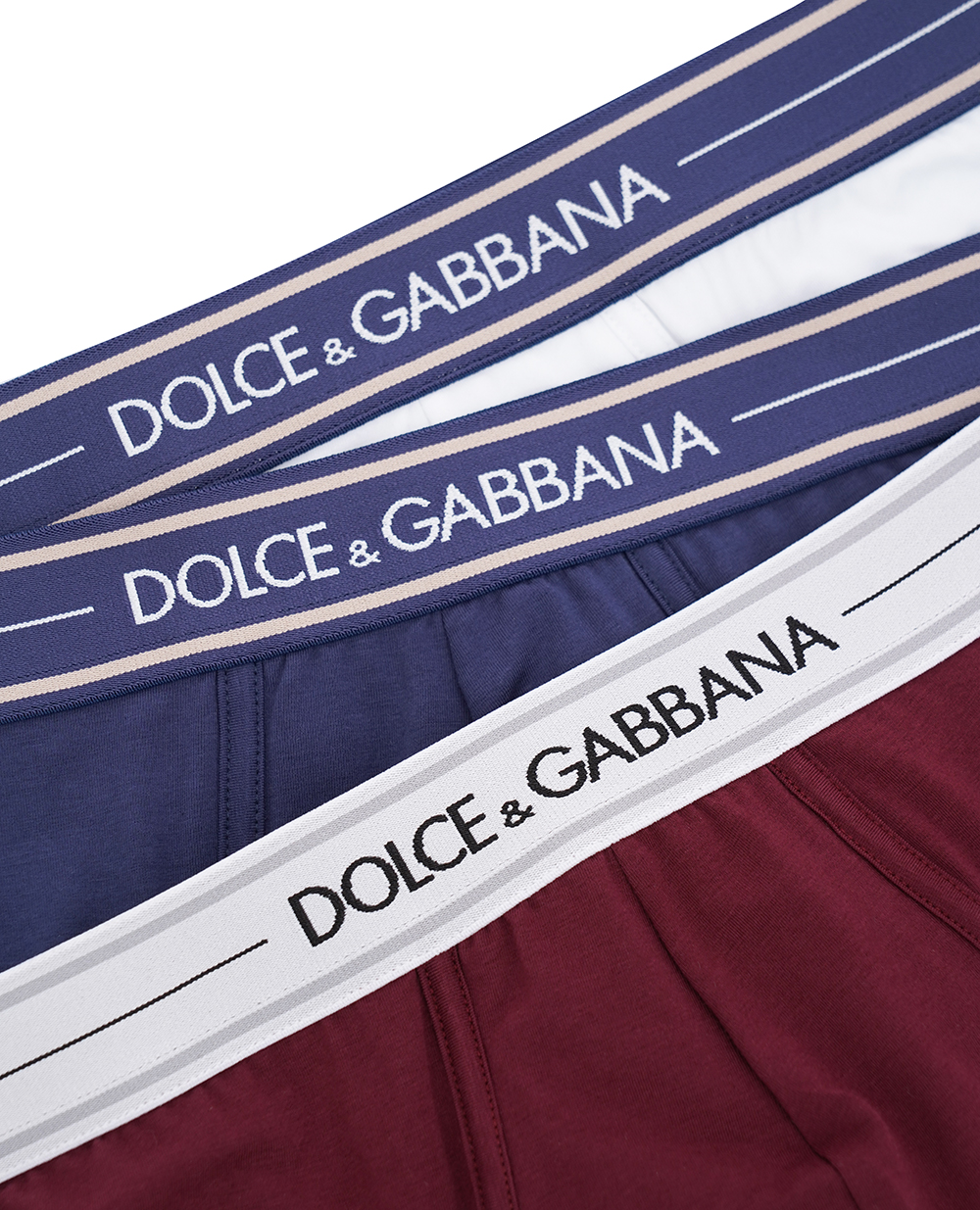 Брифи (3 шт.) Dolce&Gabbana M9D77J-ONP19, різнокольоровий колір • Купити в інтернет-магазині Kameron