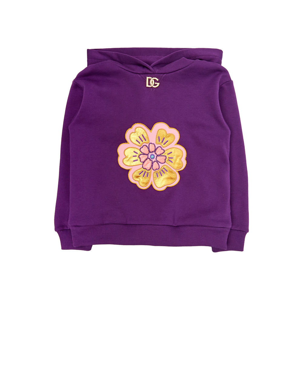 Худі Dolce&Gabbana Kids L5JW4V-G7BDQ-S, фіолетовий колір • Купити в інтернет-магазині Kameron