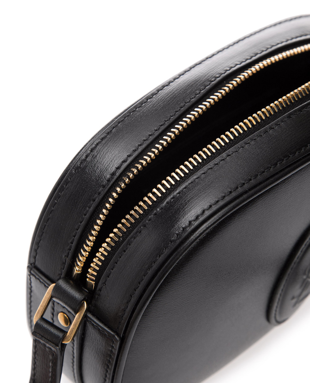 Кожаная сумка Le 61 Saint Laurent 582673-02G0W, черный цвет • Купить в интернет-магазине Kameron