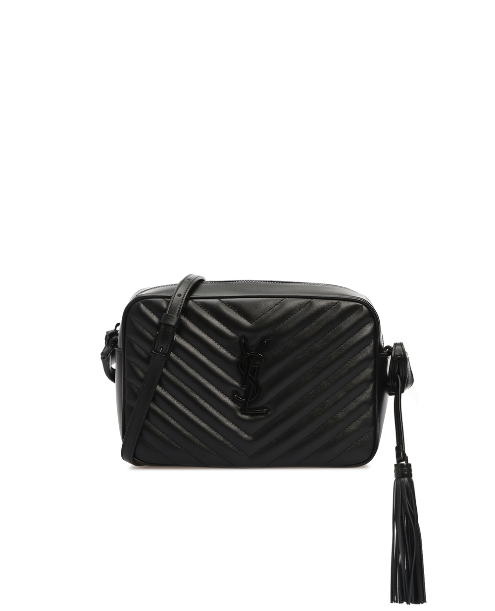 Шкіряна сумка Lou Saint Laurent 612544-DV708-, чорний колір • Купити в інтернет-магазині Kameron