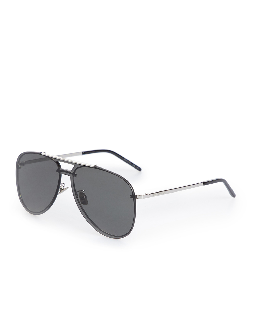 Сонцезахисні окуляри Saint Laurent SL 11 MASK-001, чорний колір • Купити в інтернет-магазині Kameron
