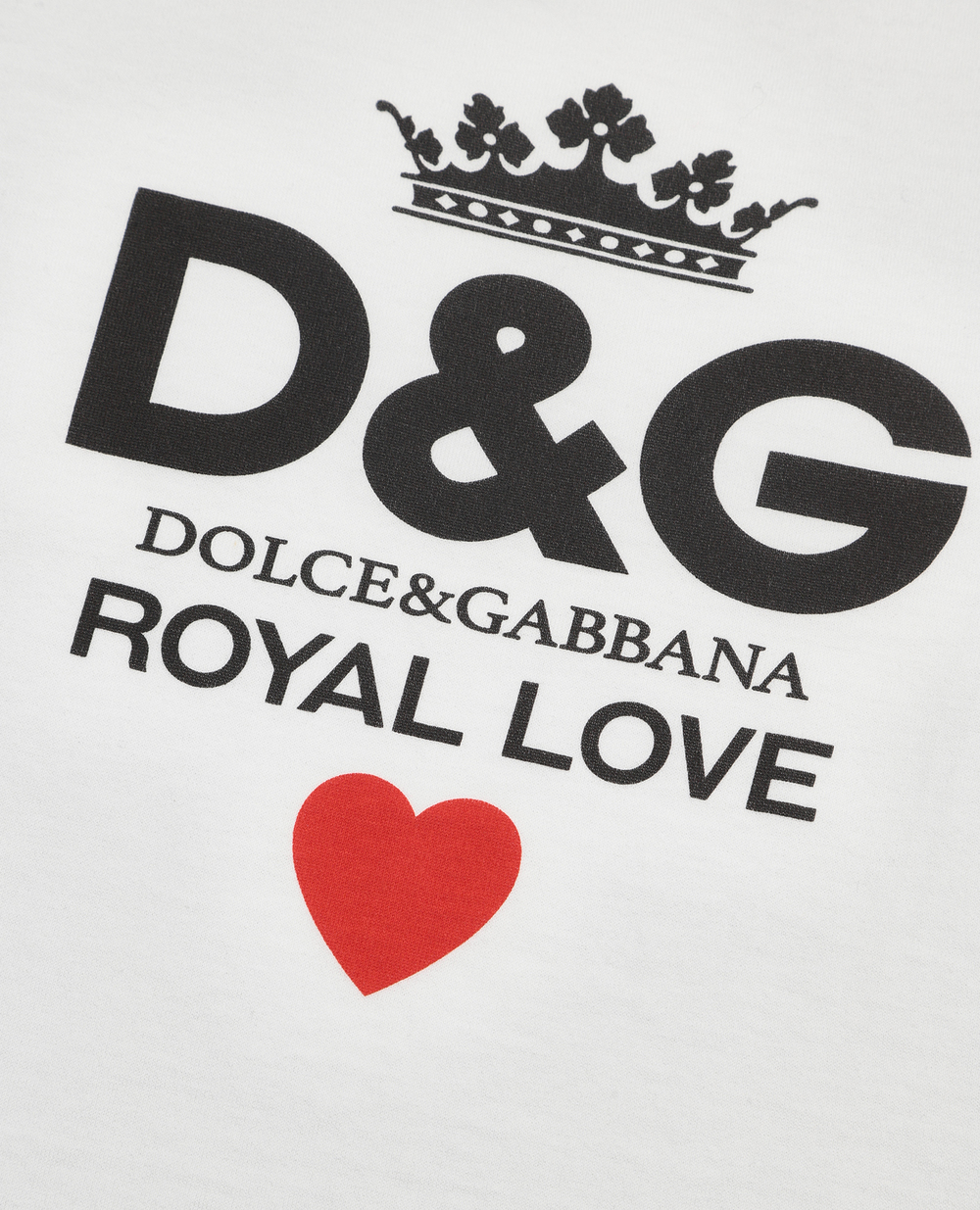 Дитяча футболка Dolce&Gabbana Kids L4JT7N-G7QOM-S, білий колір • Купити в інтернет-магазині Kameron