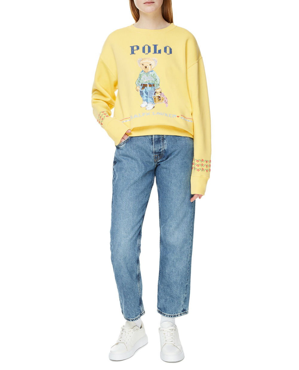 Світшот Polo Ralph Lauren 211872981001, жовтий колір • Купити в інтернет-магазині Kameron