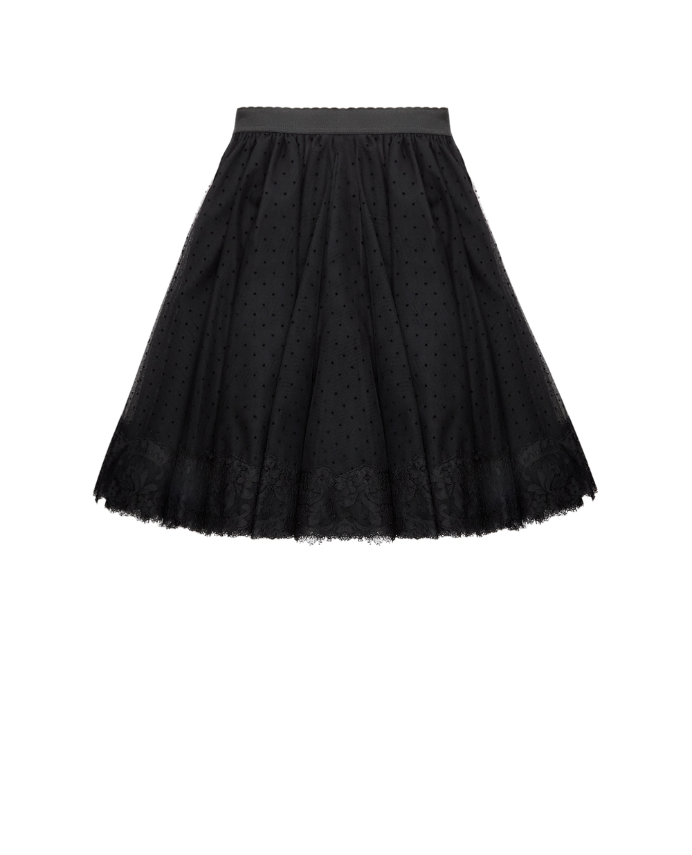 Спідниця Dolce&Gabbana Kids L52I96-HLMT6-B-, чорний колір • Купити в інтернет-магазині Kameron