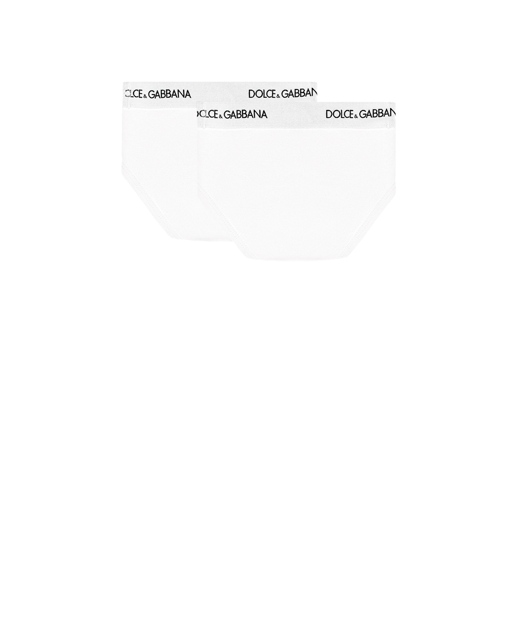 Слипы (2 шт) Dolce&Gabbana Kids L4J700-G7OCT, белый цвет • Купить в интернет-магазине Kameron