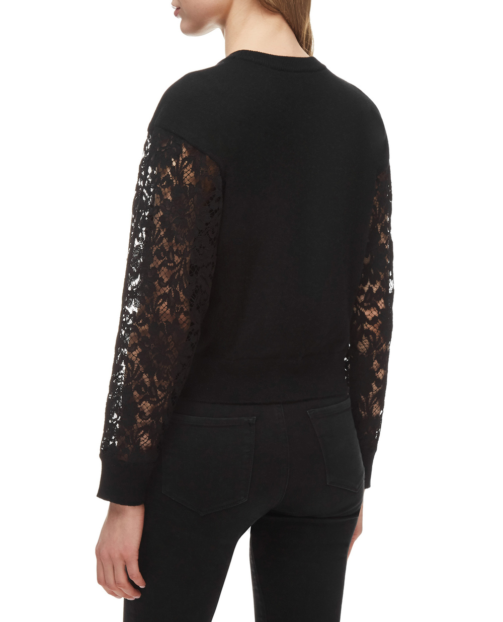 Кашемировый джемпер Dolce&Gabbana FX960T-JAM7O, черный цвет • Купить в интернет-магазине Kameron