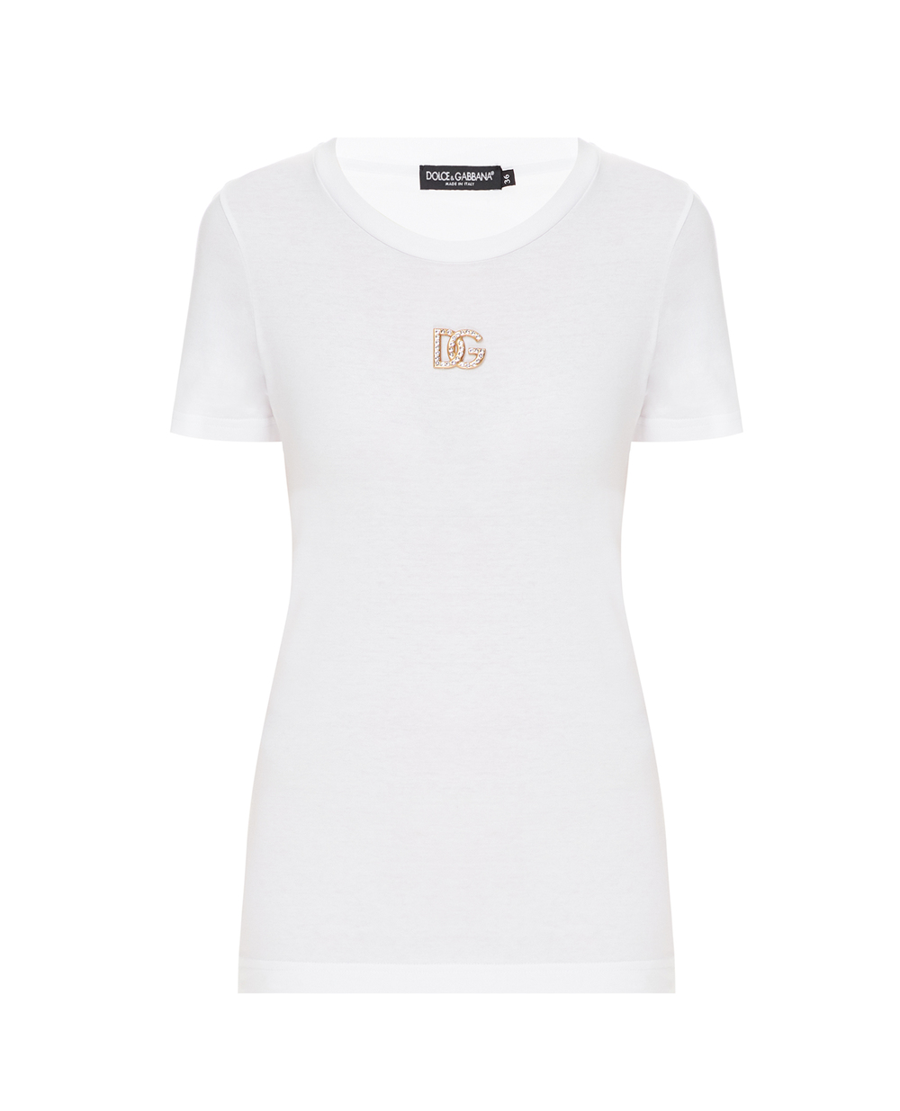 Футболка Dolce&Gabbana F8M68Z-G7BFD, белый цвет • Купить в интернет-магазине Kameron