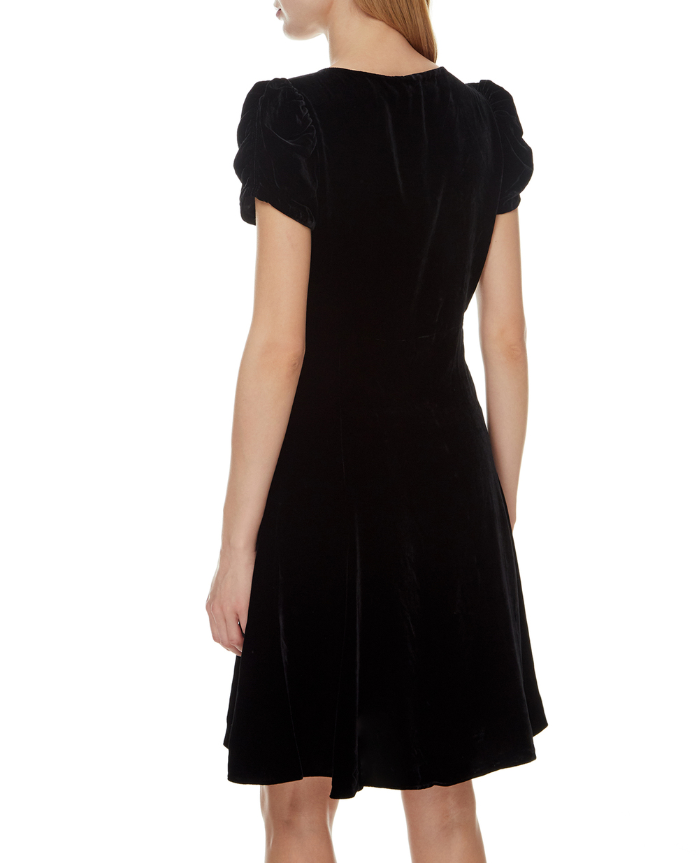 Велюрова сукня Polo Ralph Lauren 211846900001, чорний колір • Купити в інтернет-магазині Kameron