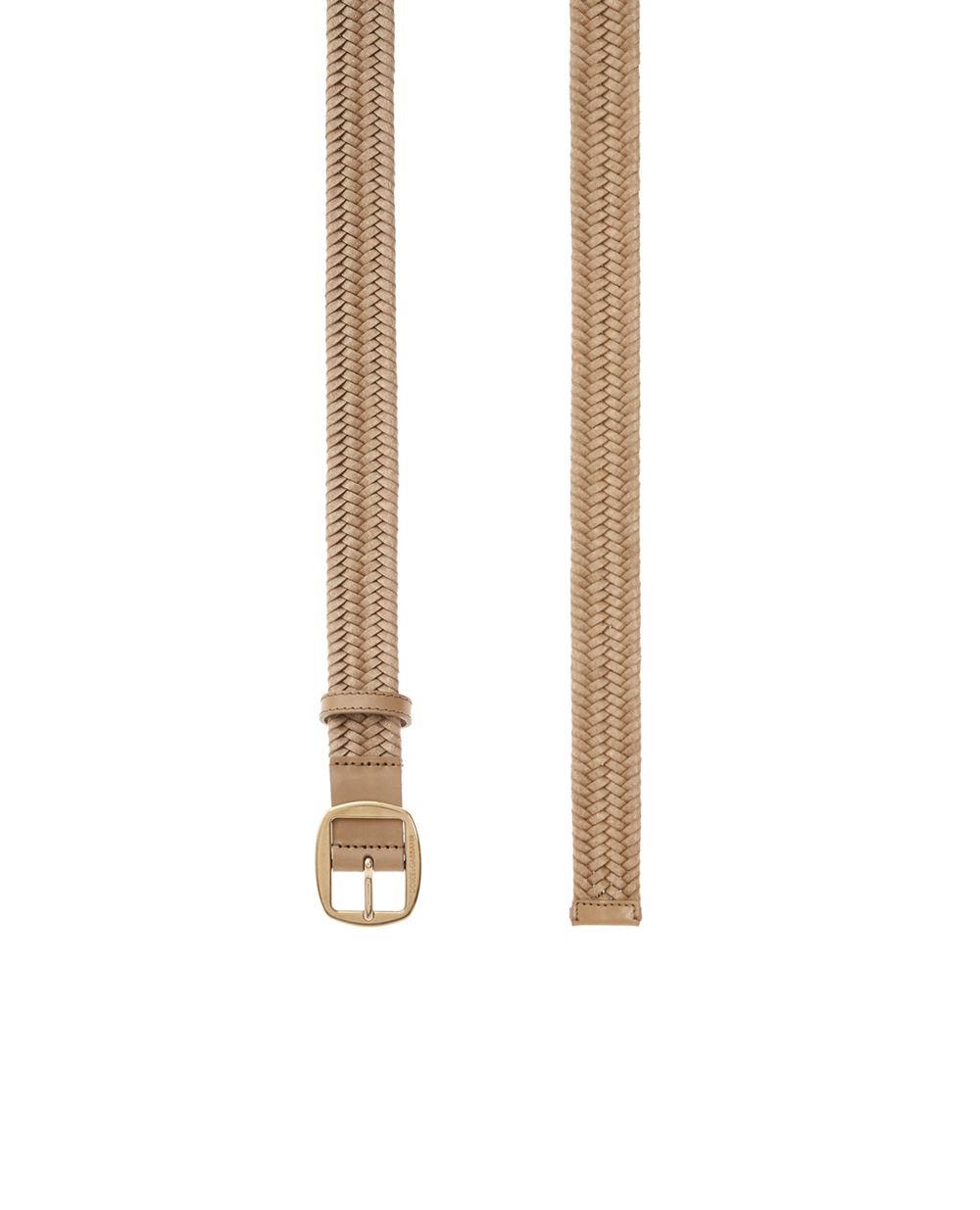 Кожаный ремень Dolce&Gabbana BC4417-AX287, бежевый цвет • Купить в интернет-магазине Kameron
