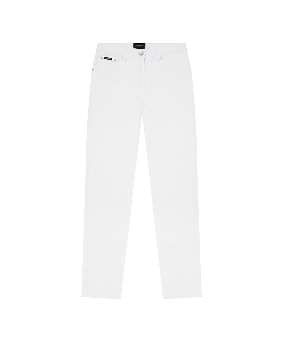 Дитячі джинси Dolce&Gabbana Kids L52F28-LDC23-B, білий колір • Купити в інтернет-магазині Kameron