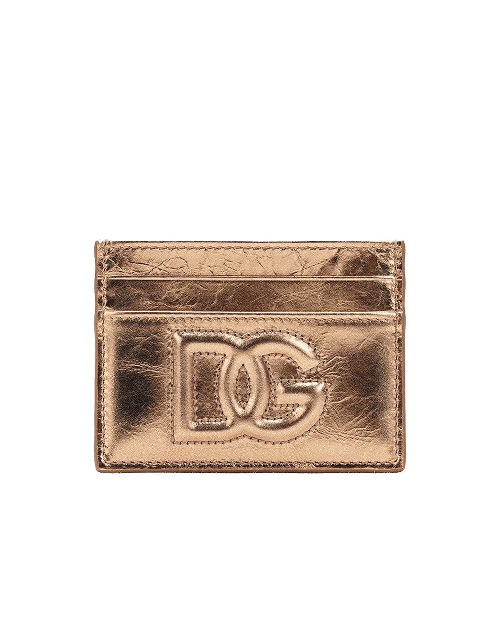 Шкіряна візитниця Dolce&Gabbana BI0330-AO855, золотий колір • Купити в інтернет-магазині Kameron