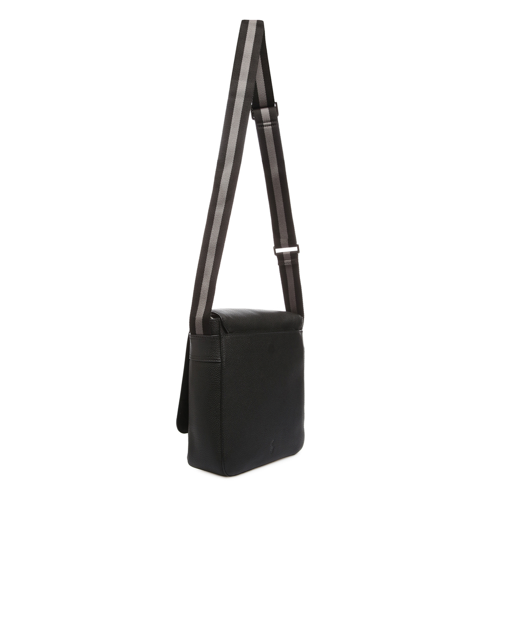 Шкіряна сумка Polo Ralph Lauren 405752385001, чорний колір • Купити в інтернет-магазині Kameron