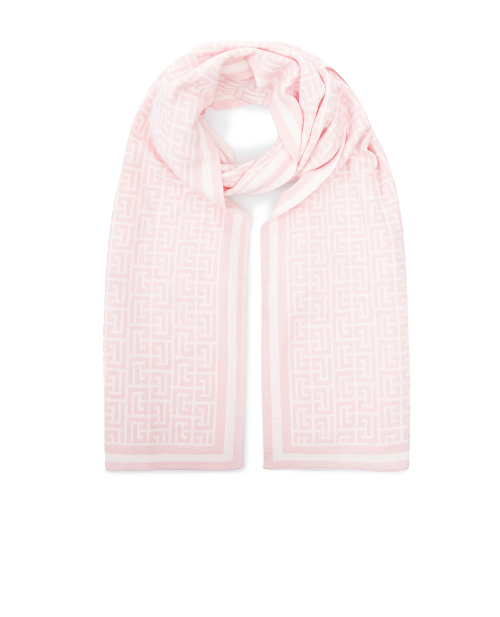 Шерстяной шарф Balmain WF1XG000K297, разноцветный цвет • Купить в интернет-магазине Kameron