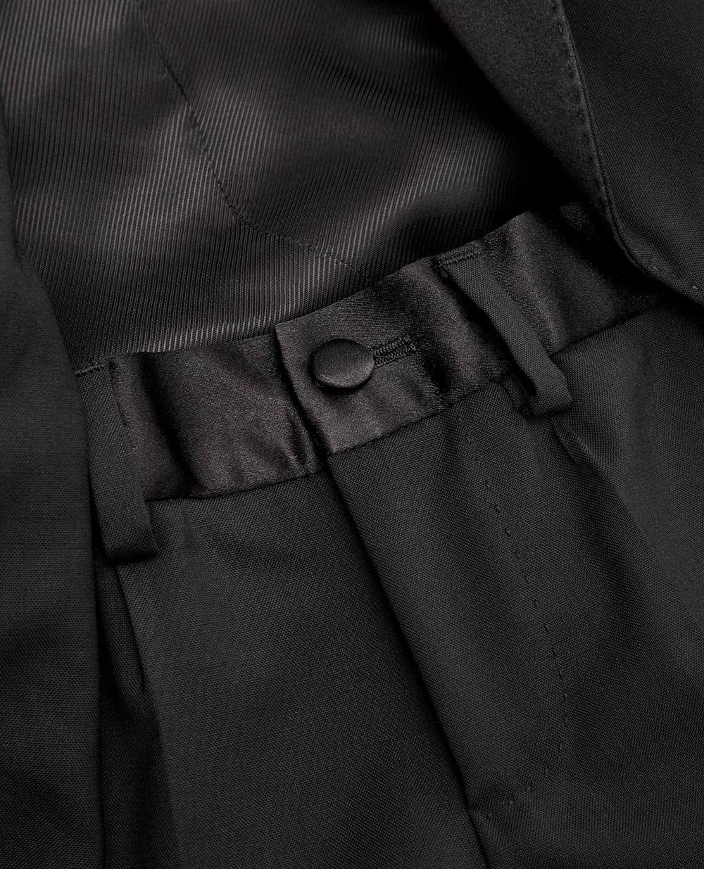Детский шерстяной костюм (пиджак, брюки) Dolce&Gabbana Kids L11U09-FUBBG, черный цвет • Купить в интернет-магазине Kameron