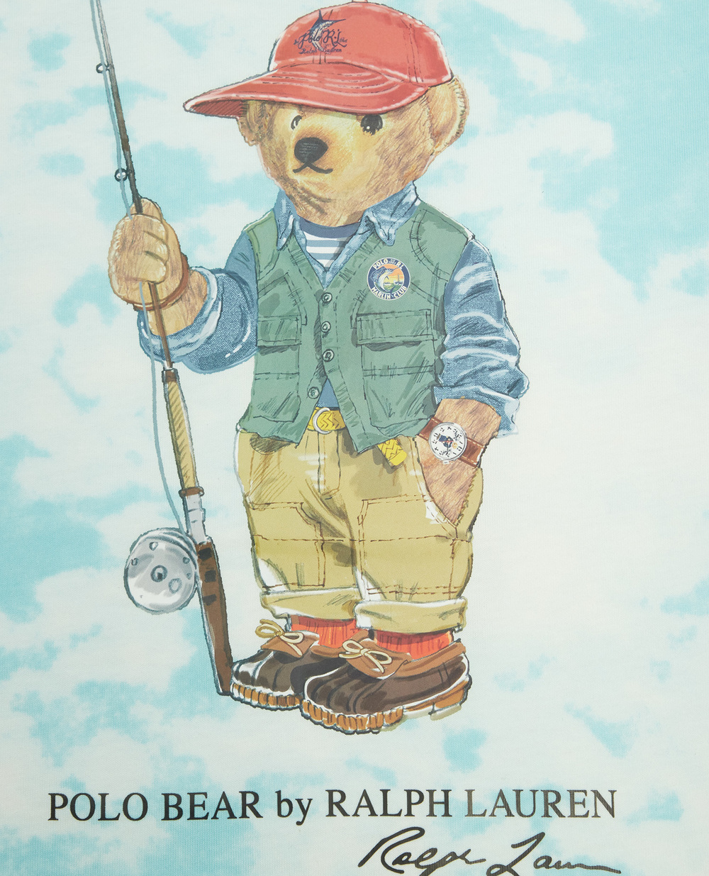 Дитяча футболка Polo Bear Polo Ralph Lauren Kids 321905257001, блакитний колір • Купити в інтернет-магазині Kameron