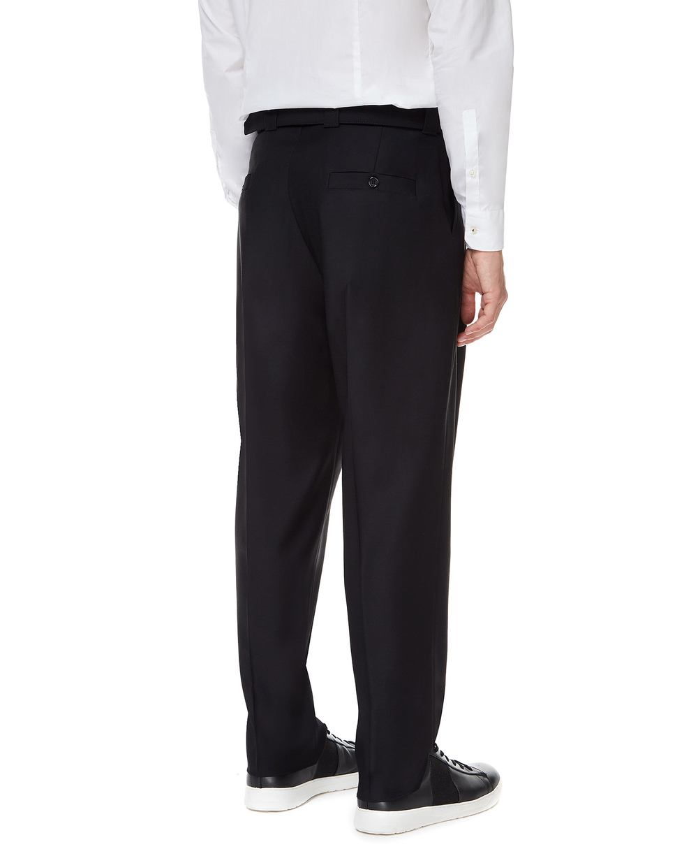Вовняні штани Dolce&Gabbana GWTCAT-FUCEG, чорний колір • Купити в інтернет-магазині Kameron
