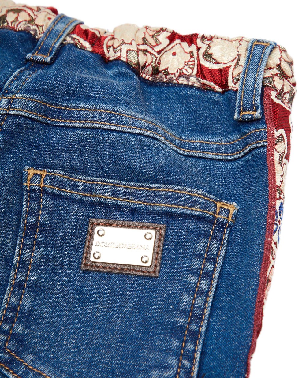 Детские джинсы Dolce&Gabbana Kids L52F22-G7YPT-B, синий цвет • Купить в интернет-магазине Kameron