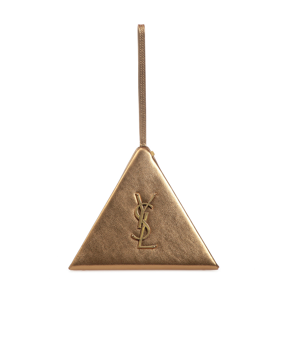Кожаная сумка Pyramid Saint Laurent 533469-09E0W, бронзовый цвет • Купить в интернет-магазине Kameron