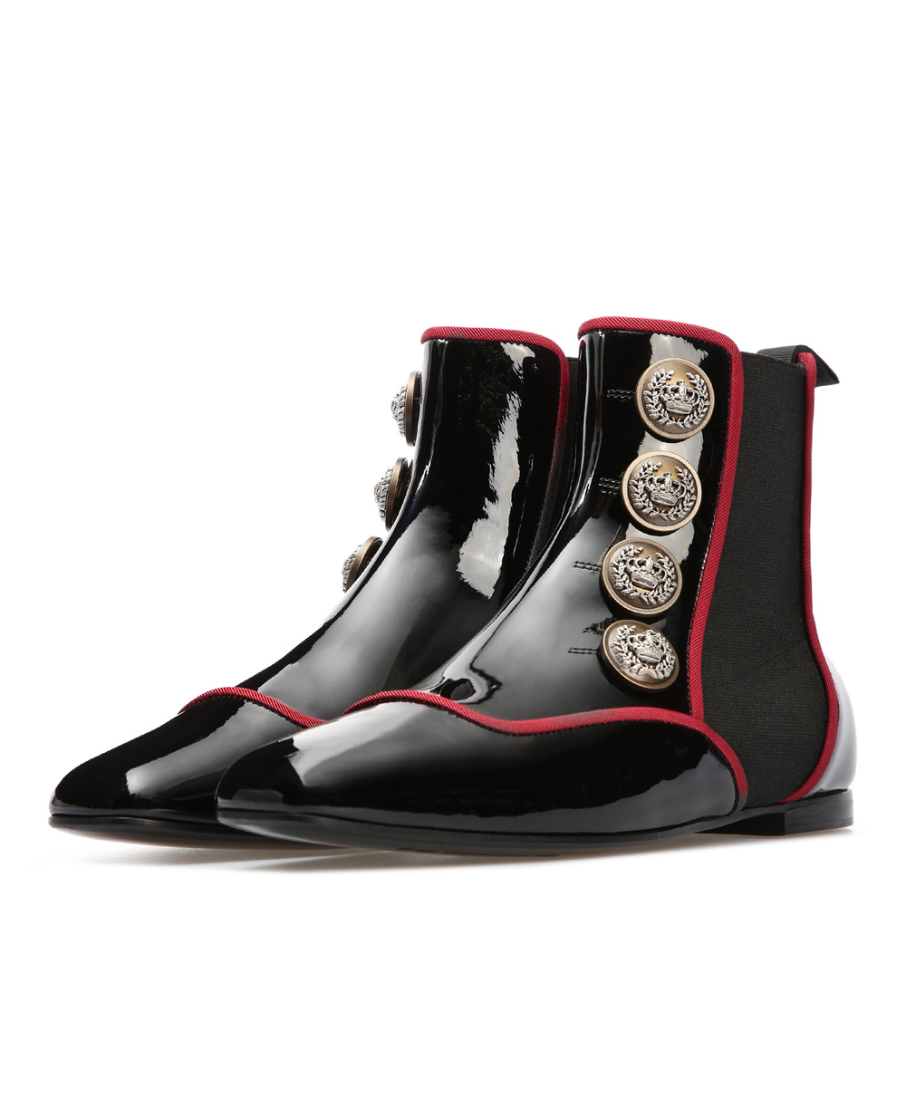 Шкіряні челсі Dolce&Gabbana CT0624-AJ861, чорний колір • Купити в інтернет-магазині Kameron