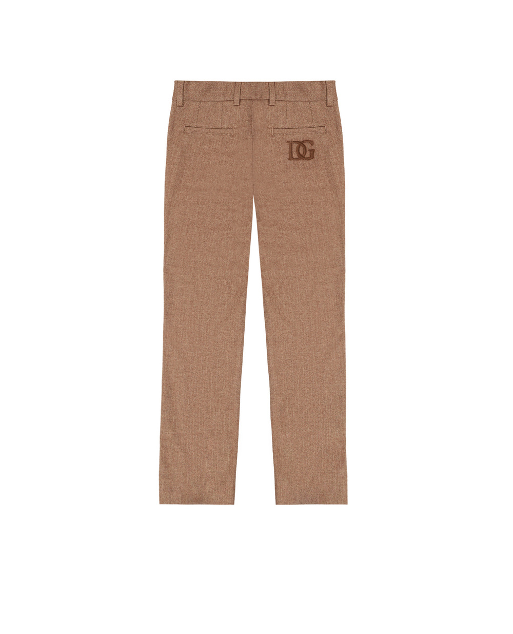 Детские брюки Dolce&Gabbana Kids L42P83-G7XLF-B, коричневый цвет • Купить в интернет-магазине Kameron